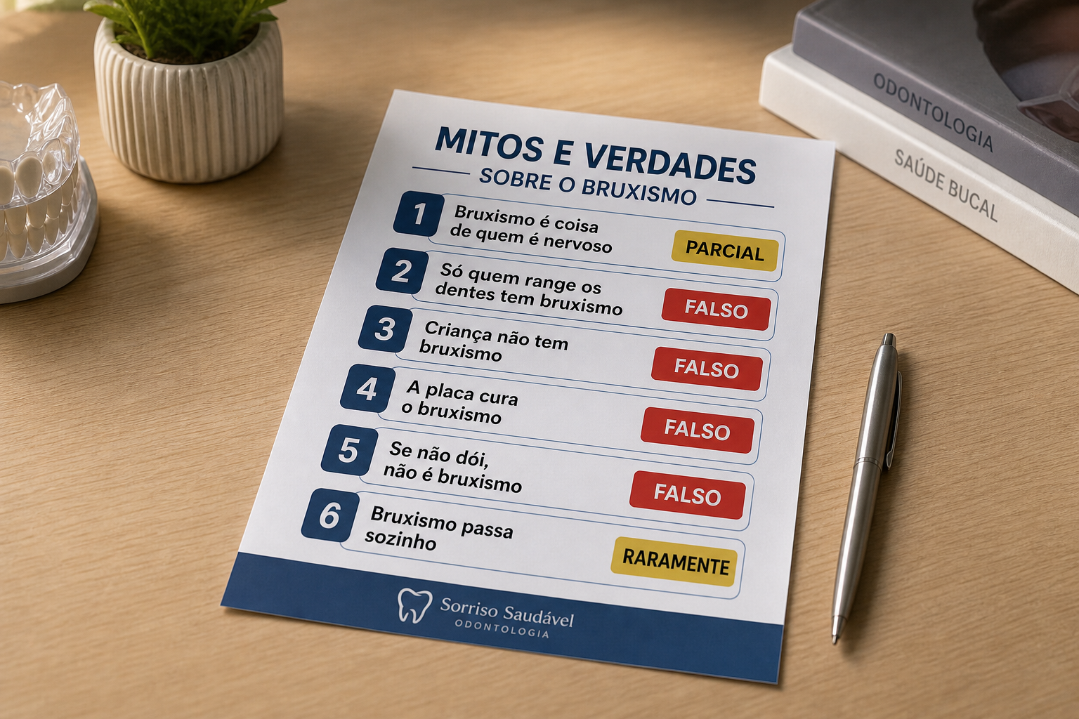 Mitos e verdades sobre bruxismo: 6 afirmações comuns com verificação de veracidade — Orali Odontologia